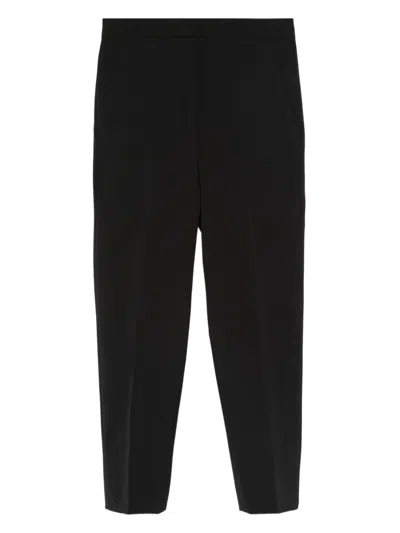 's Max Mara Pressed-crease Trousers In Black