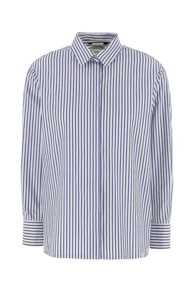 'S MAX MARA PRINTED POPLIN TATA SHIRT S MAX MARA