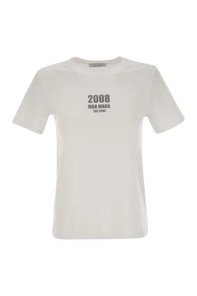 S MAX MARA S MAX MARA QUIETO - JERSEY T-SHIRT WITH PRINT