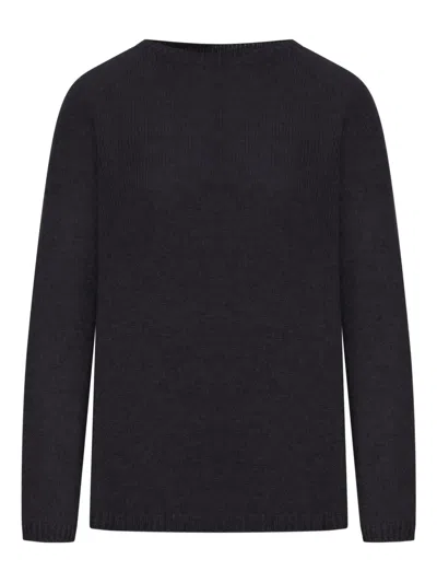 S Max Mara Raglan-sleeve Wool Sweater In Black