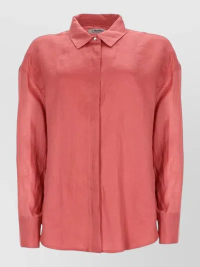 S Max Mara Camicia Abbraccio In Pink