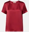 S Max Mara Rebecca Satin T-shirt