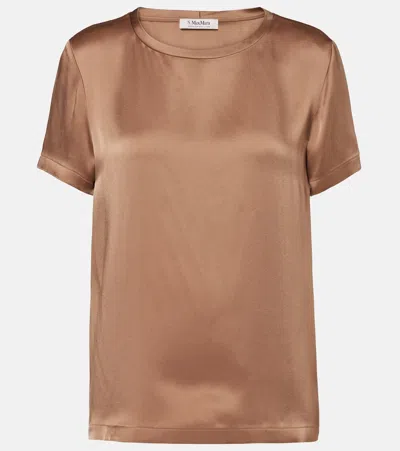 S Max Mara Rebecca Satin Top