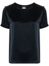 S Max Mara Rebecca Short-sleeved Blouse In Blau