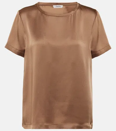 S Max Mara Rebecca Top In Camel