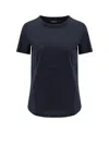 S Max Mara Reno Cotton T-shirt In Blue