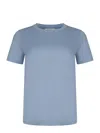 S Max Mara S' Max Mara "reno" T-shirt In Celeste Polvere