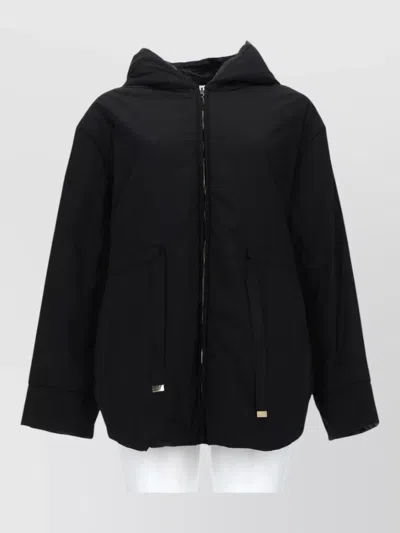 S Max Mara Reversible Parka Coat In Black