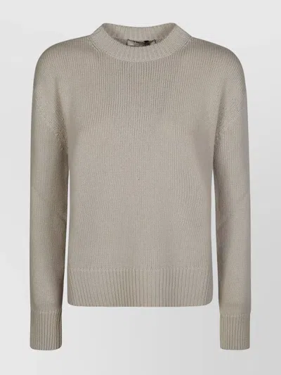 's Max Mara Ribbed Crewneck Knit Sweater