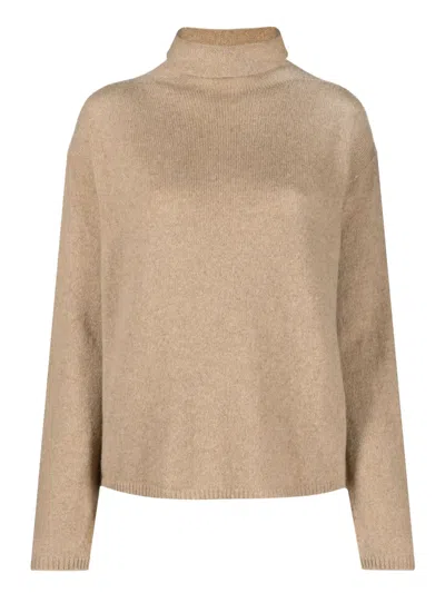S Max Mara Turtleneck Shirt In Beige