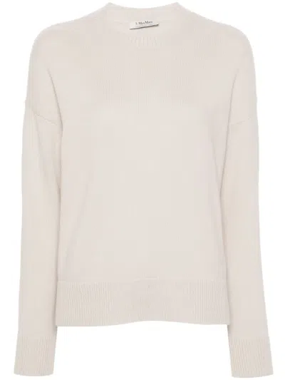 's Max Mara Ribbed-knit Jumper In Neutrals