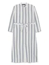 S Max Mara Rima Maxi Dress In Blue