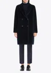 S Max Mara Oceania Double-breasted Wool Jacket In Midnight Blue
