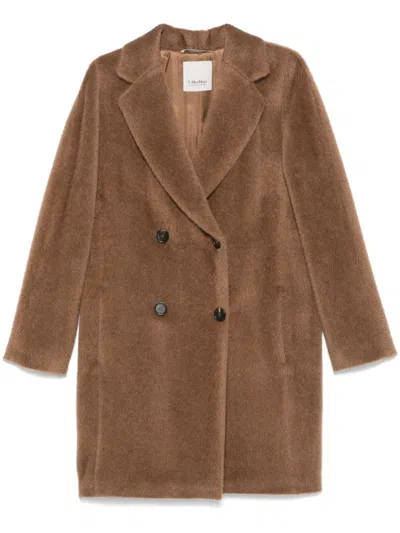 's Max Mara Roseto Coat In Brown