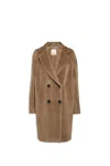S Max Mara Roseto Coat In Camel