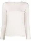 S Max Mara Round Neck Jumper In Neutrals