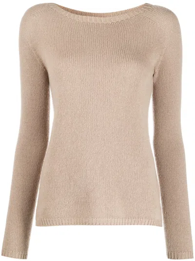 's Max Mara Round Neck Knitted Sweater