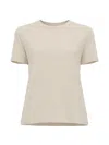 S Max Mara Round Neck T-shirt In Neutral