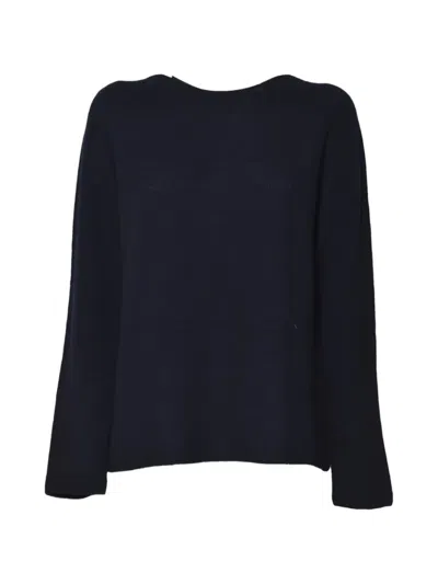 S Max Mara Round-neck Sweater In Black