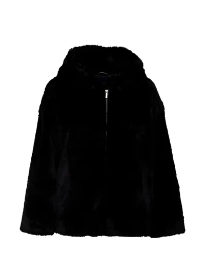 S Max Mara Rugiada Faux-fur Jacket In Black