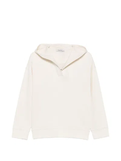 S Max Mara Natural Virgin Wool Sweater In Multi