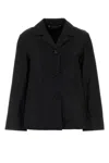 S Max Mara S Maxmara Cotton-polyester Blend Jacket In Black