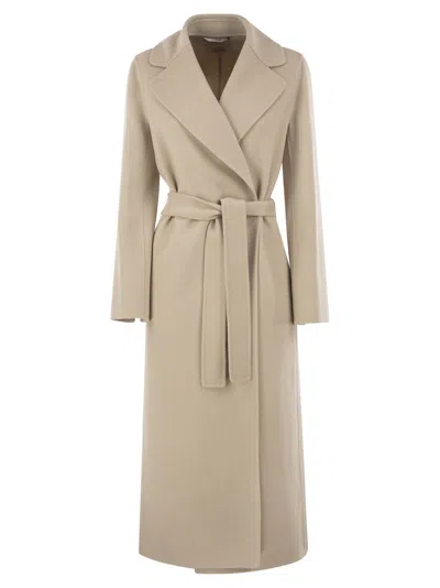 S Max Mara S Maxmara Poldo Wool Coat In Sand