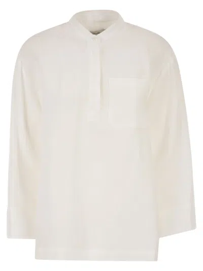 's Max Mara S Maxmara Smmcantico - Pure Linen Shirt In Neutral
