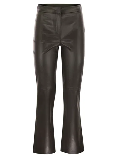 's Max Mara S Maxmara Sublime - Coated Fabric Trousers In Animal Print