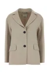 S Max Mara S Maxmara Virgin Wool Blazer In Neutral