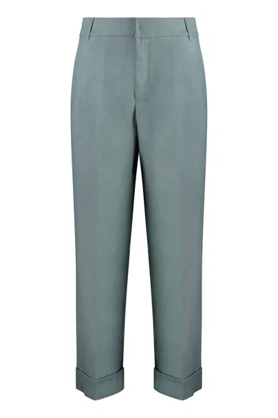 's Max Mara Salix Wide-leg Trousers In Light Blue