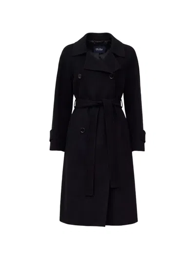 's Max Mara Samanta Belted Coat In Black