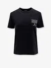 S Max Mara Sax Jersey T Shirt With Pocket In Black