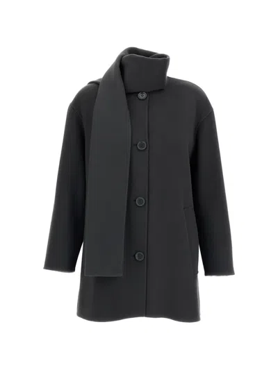 S Max Mara Alicia Short Coat In Black
