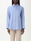 Shop 's Max Mara Shirt  Woman Color Gnawed Blue