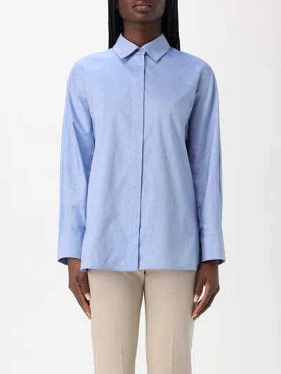 's Max Mara Shirt  Woman Color Gnawed Blue