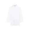 S Max Mara Delfina Popeline Shirt Max Mara In White