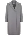 S Max Mara Gray Regina Coat In Grigio