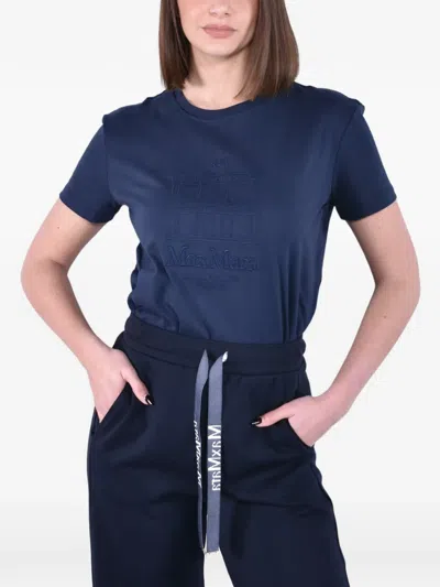 's Max Mara Short-sleeves T-shirt In Blue