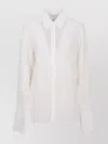 S Max Mara Silk Crêpe De Chine Shirt With Long Sleeves