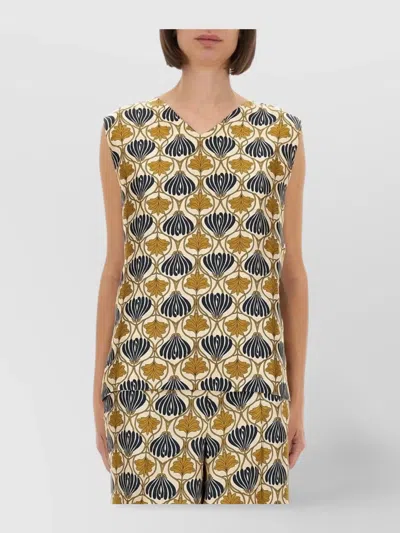 S Max Mara Silk Regular-fit Blouse In Multi