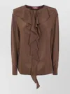 S Max Mara Silk Shirt In Multi