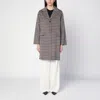 'S MAX MARA SINGLE-BREASTED CHEQUERED WOOL COAT