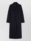 S Max Mara Single Breasted Coat In Blue