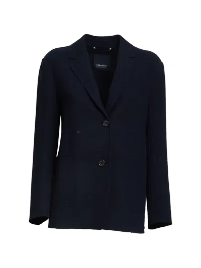's Max Mara Single-breasted Blazer In Blue