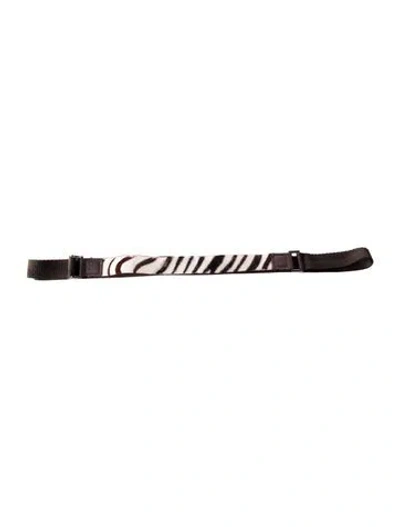 Pre-owned 's Max Mara Skinny Belt In Brown/neutrals