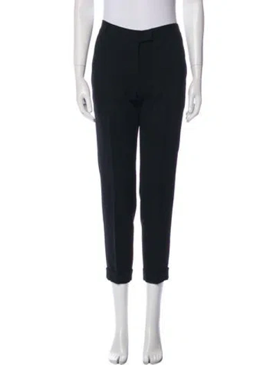 Pre-owned S Max Mara Skinny Leg Pants In Blue