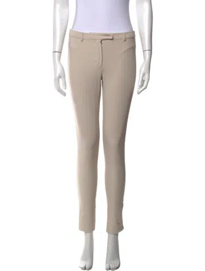 Pre-owned S Max Mara Skinny Leg Pants In Neutrals