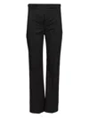 S Max Mara Skinny Satin Trousers Black