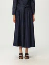 's Max Mara Skirt  Woman Color Denim